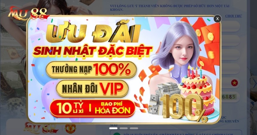 Các loại ưu đãi casino MU88 vô cùng hấp dẫn