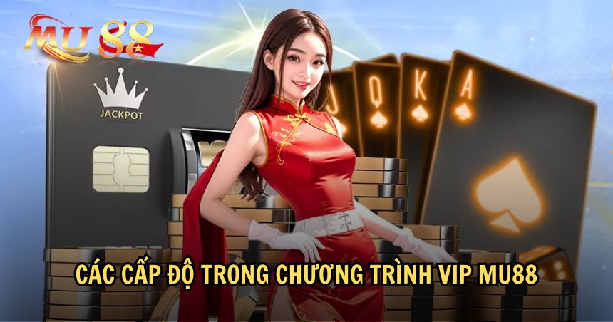 Có nhiều cấp độ khác nhau trong chương trình VIP MU88