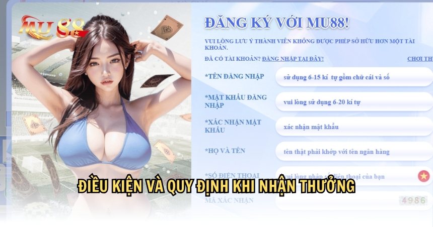 MU88 quy định điều kiện và điều khoản nhận ưu đãi